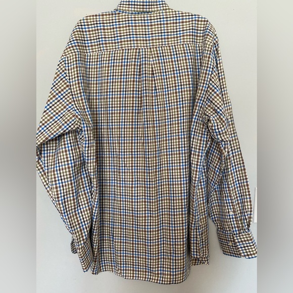 Peter Millar Men's Multicolor Checked Long Sleeve Button Down Shirt XL - Picture 4 of 8